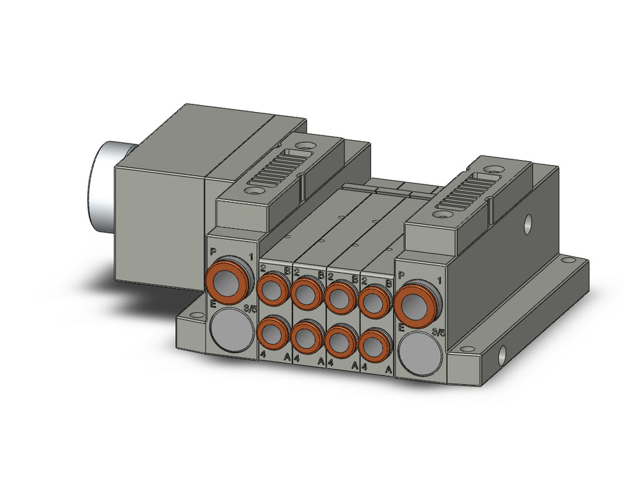 SS5V1-W10CD-04BS-C6 5 Port Solenoid Valve Manifold