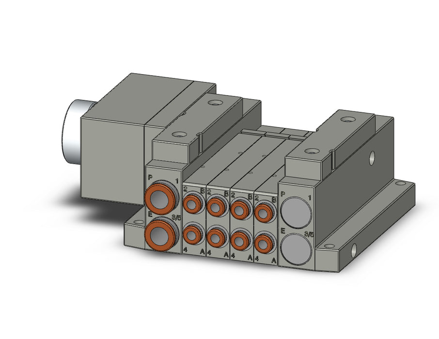 SS5V1-W10CD-04D-C4 5 Port Solenoid Valve Manifold