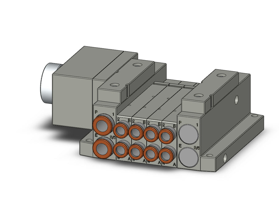 SS5V1-W10CD-04D-N7 5 Port Solenoid Valve Manifold