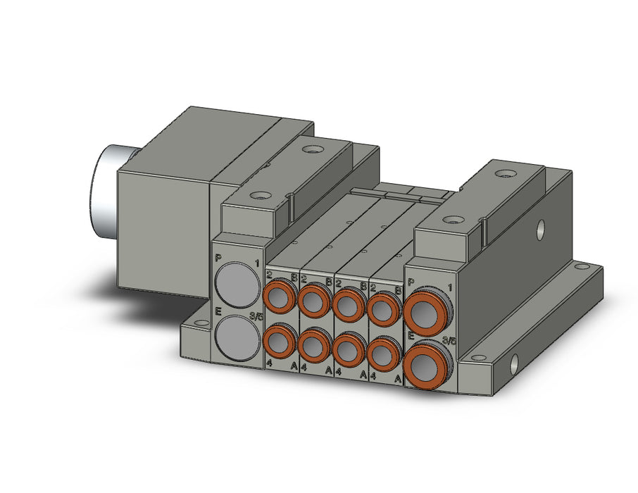 SS5V1-W10CD-04U-C6 5 Port Solenoid Valve Manifold