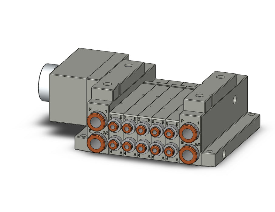 SS5V1-W10CD-05B-N1 5 Port Solenoid Valve Manifold
