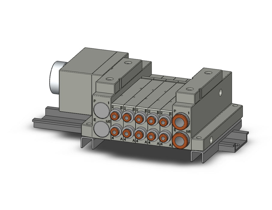 SS5V1-W10CD-05U-N1-D 5 Port Solenoid Valve Manifold