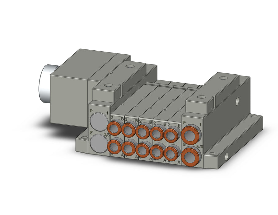 SS5V1-W10CD-05U-N7 5 Port Solenoid Valve Manifold