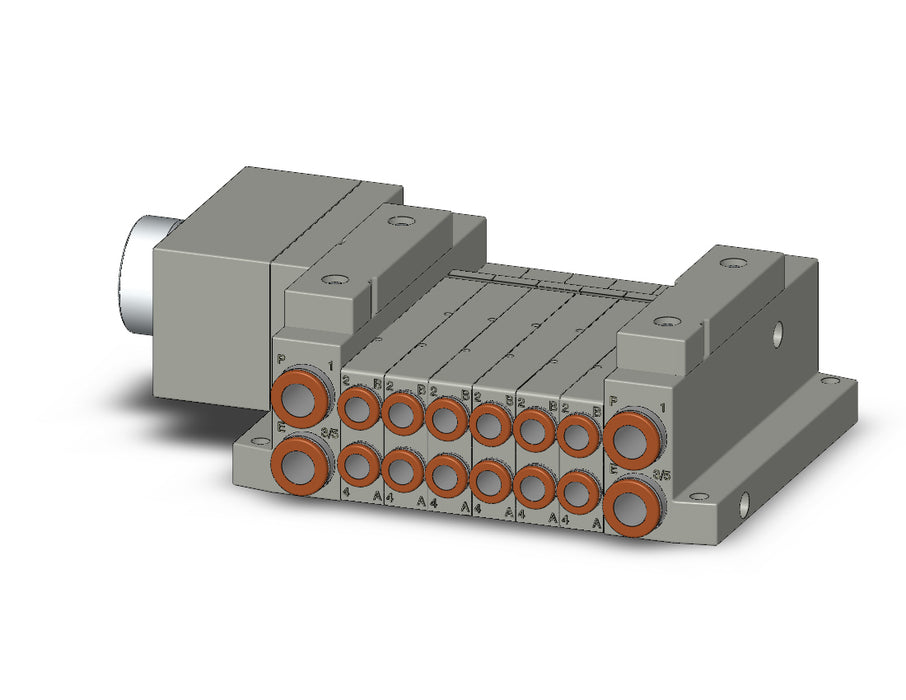 SS5V1-W10CD-06B-C6 5 Port Solenoid Valve Manifold