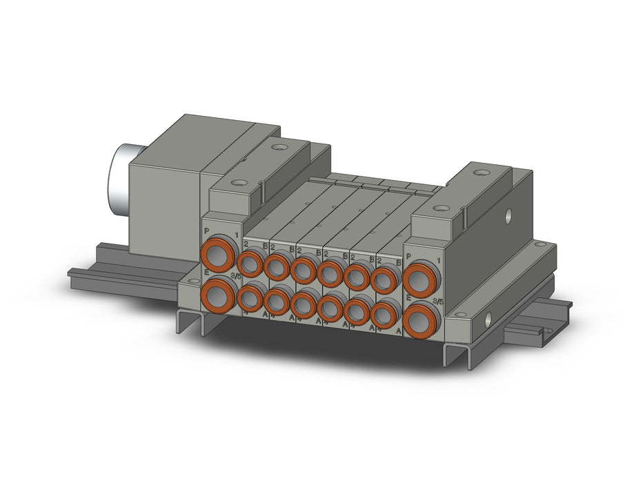 SS5V1-W10CD-06B-N7-D 5 Port Solenoid Valve Manifold