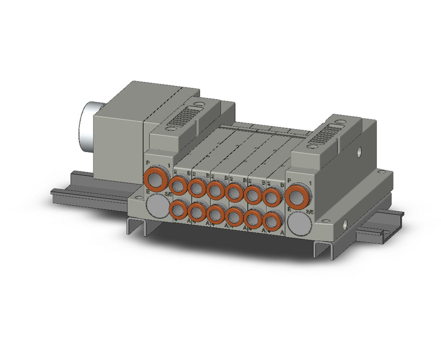 SS5V1-W10CD-06BS-N7-D 5 Port Solenoid Valve Manifold