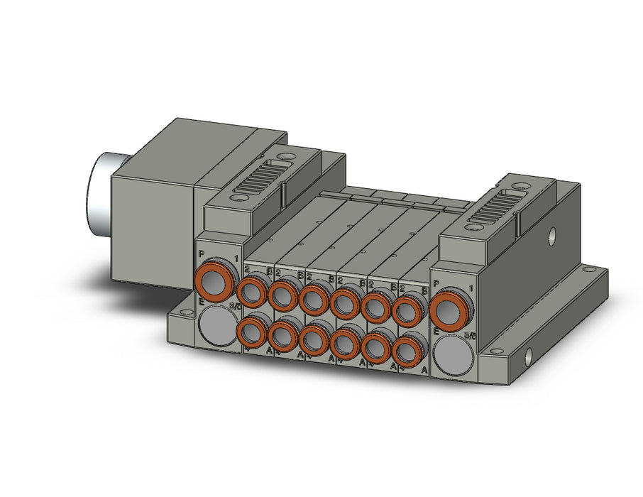 SS5V1-W10CD-06BS-N7 5 Port Solenoid Valve Manifold