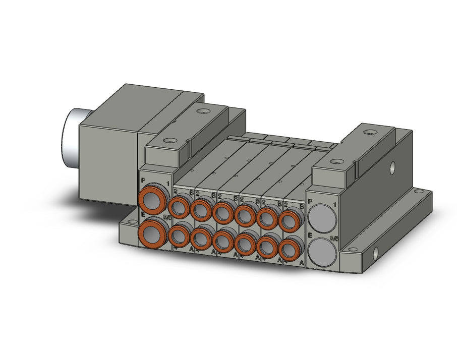 SS5V1-W10CD-06D-N7 5 Port Solenoid Valve Manifold