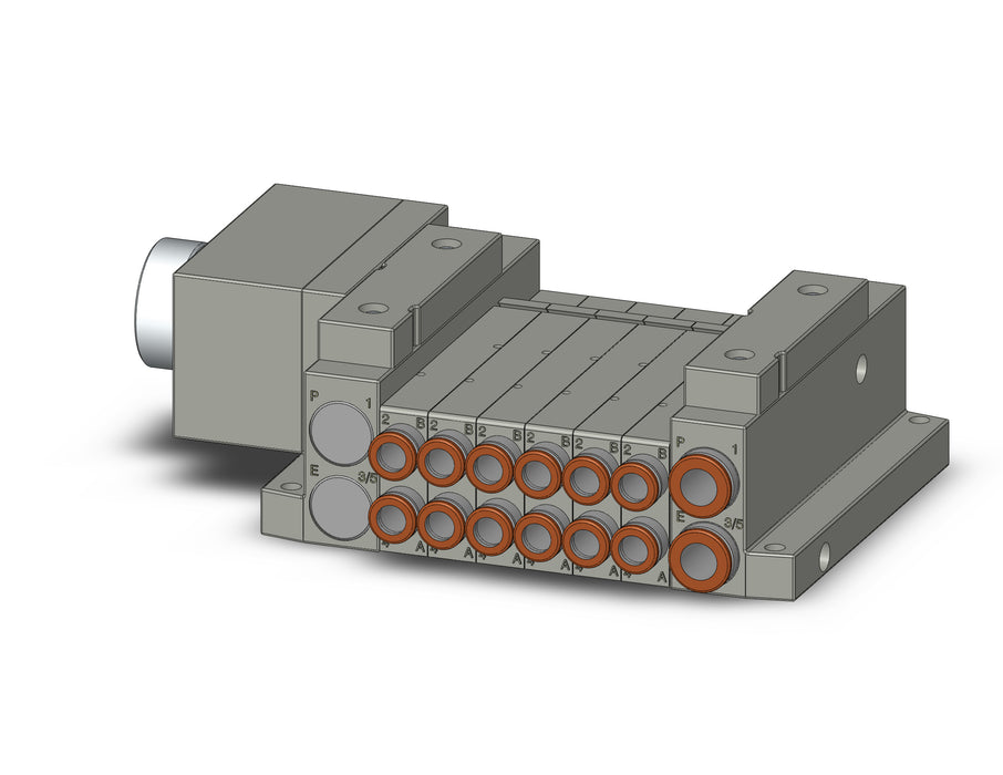 SS5V1-W10CD-06U-N7 5 Port Solenoid Valve Manifold