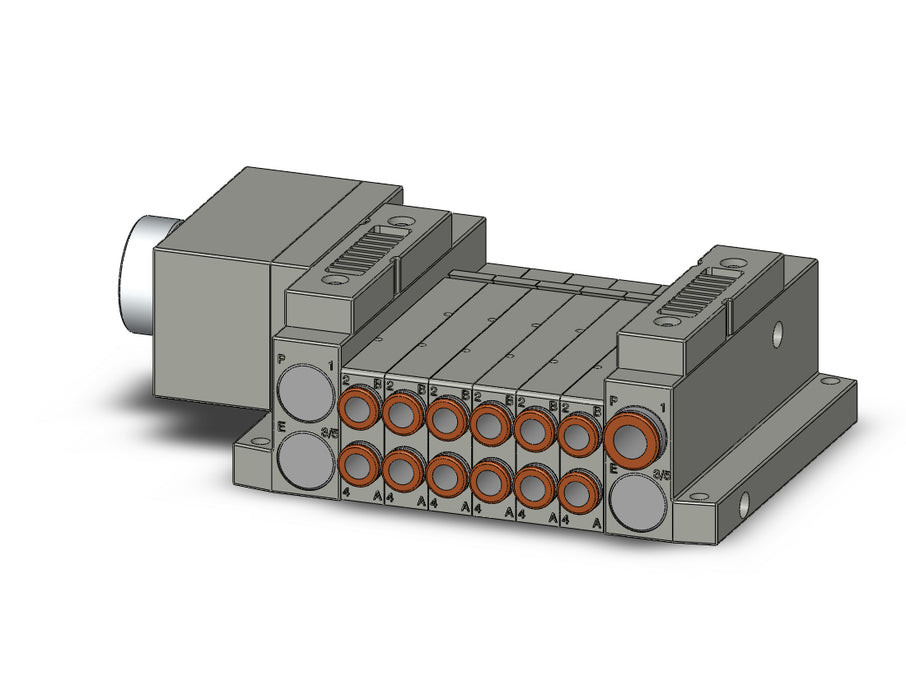 SS5V1-W10CD-06US-C6 5 Port Solenoid Valve Manifold