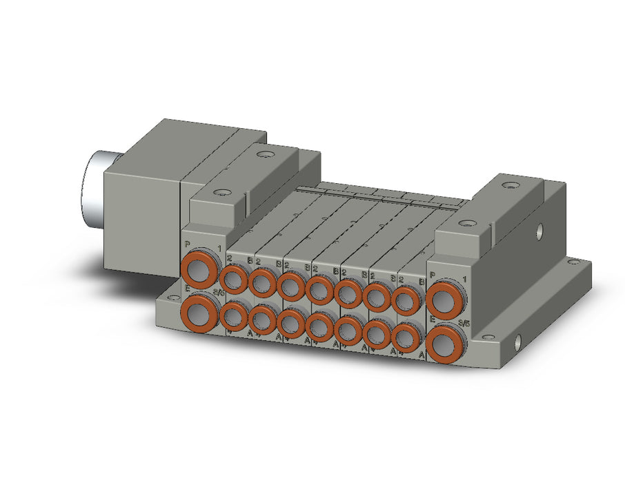 SS5V1-W10CD-07B-N7 5 Port Solenoid Valve Manifold