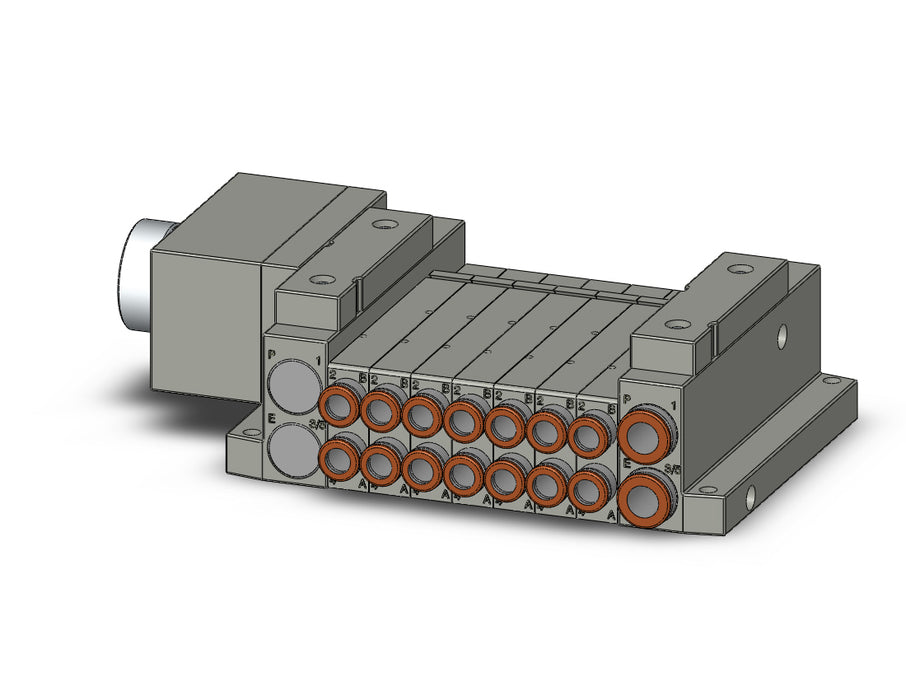 SS5V1-W10CD-07U-N7 5 Port Solenoid Valve Manifold