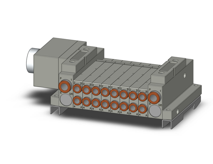 SS5V1-W10CD-08BS-C6-D0 5 Port Solenoid Valve Manifold