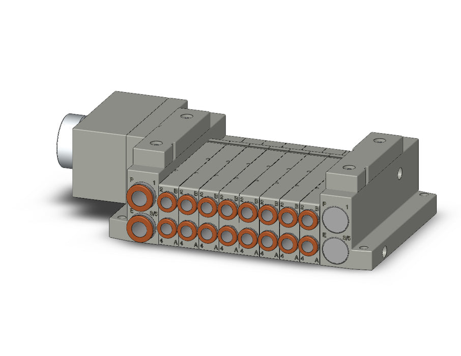 SS5V1-W10CD-08D-C6 5 Port Solenoid Valve Manifold