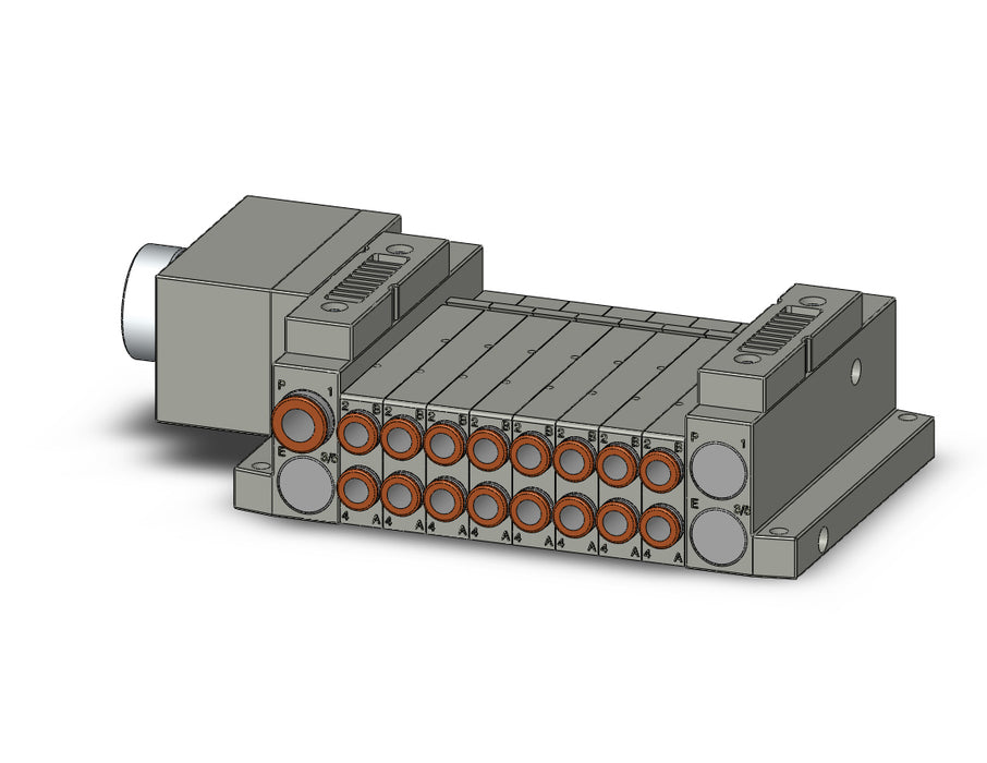 SS5V1-W10CD-08DS-C6 5 Port Solenoid Valve Manifold