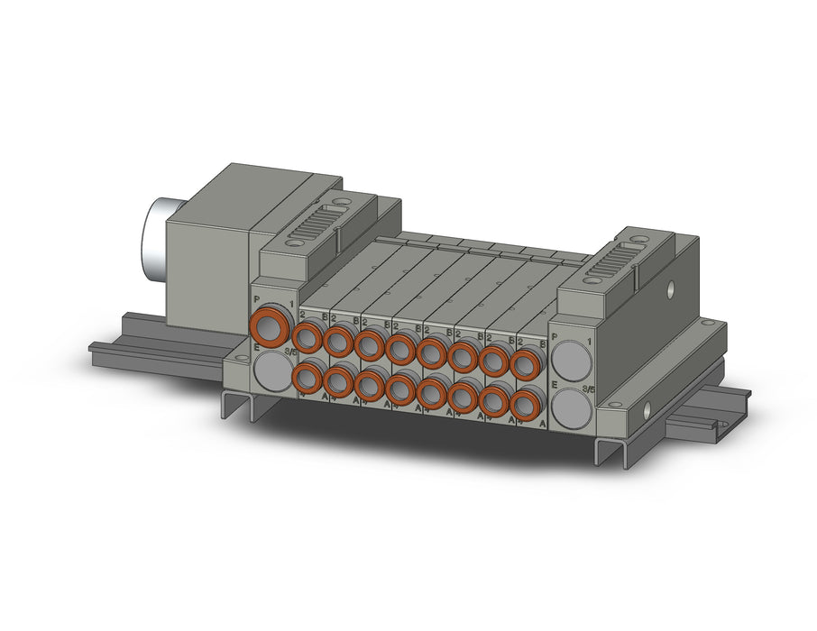 SS5V1-W10CD-08DS-N7-D 5 Port Solenoid Valve Manifold