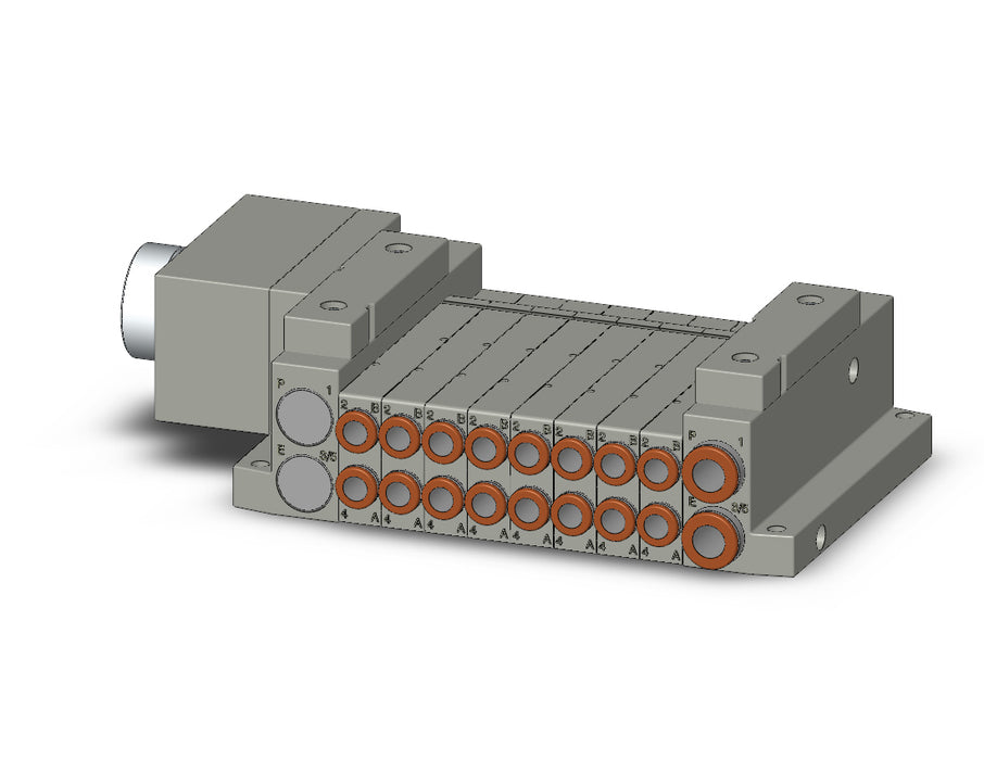 SS5V1-W10CD-08U-C6 5 Port Solenoid Valve Manifold