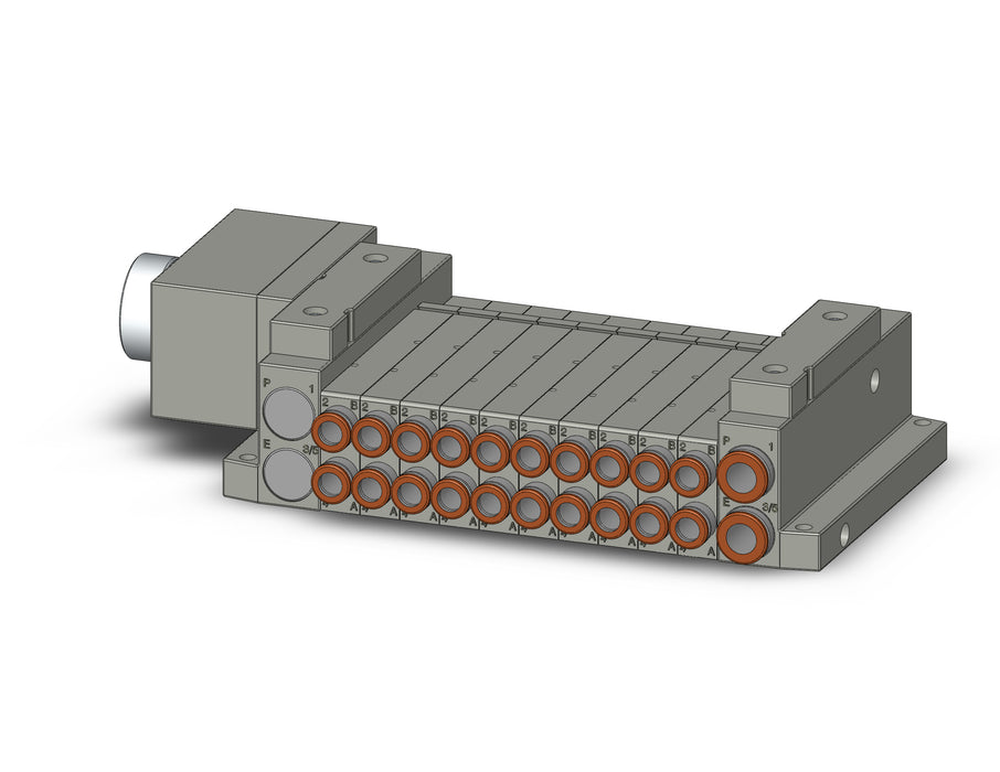 SS5V1-W10CD-10U-N7 5 Port Solenoid Valve Manifold