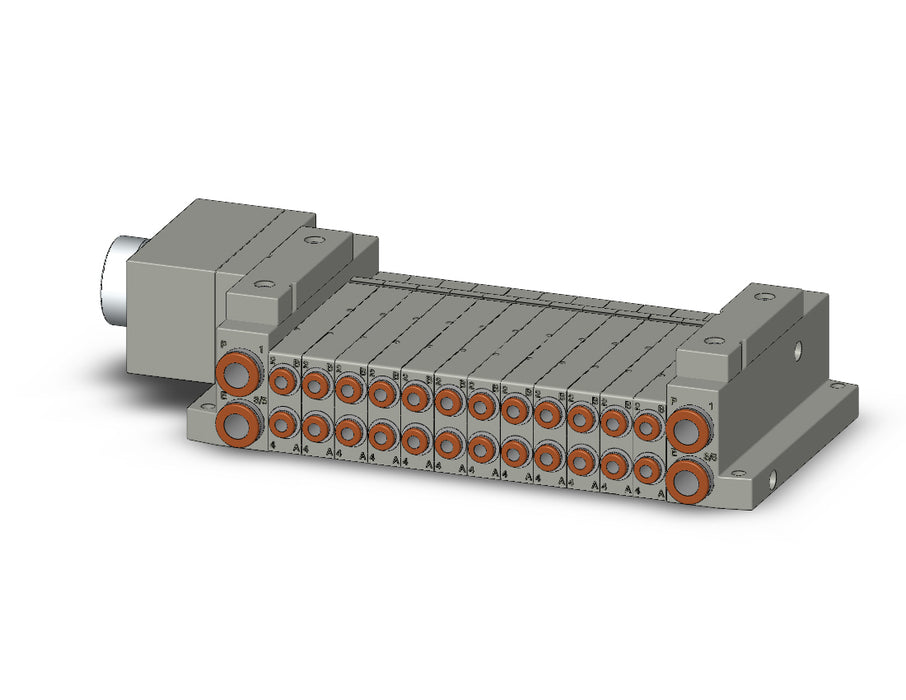 SS5V1-W10CD-12B-C4 5 Port Solenoid Valve Manifold