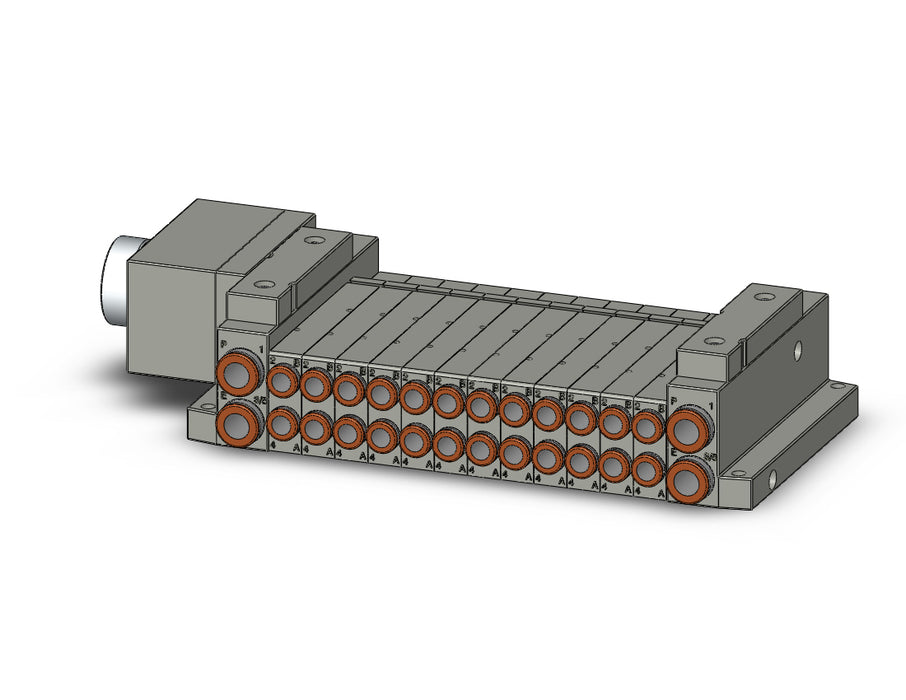 SS5V1-W10CD-12B-C6 5 Port Solenoid Valve Manifold