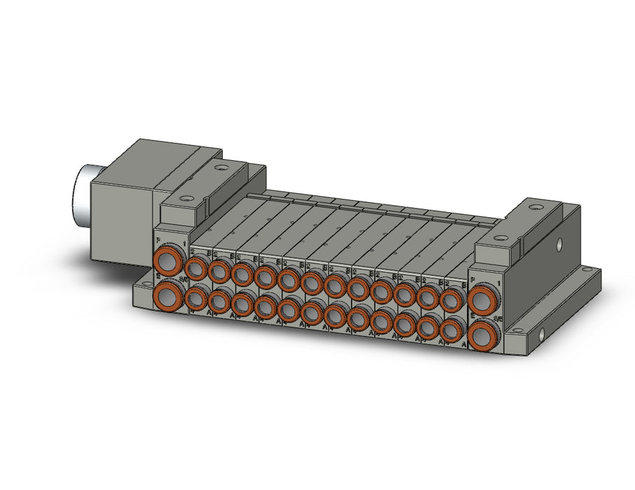 SS5V1-W10CD-12B-N7 5 Port Solenoid Valve Manifold