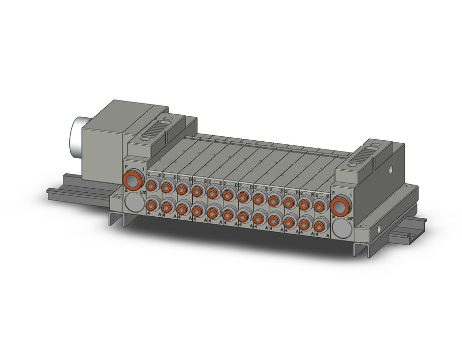 SS5V1-W10CD-12BS-N1-D 5 Port Solenoid Valve Manifold