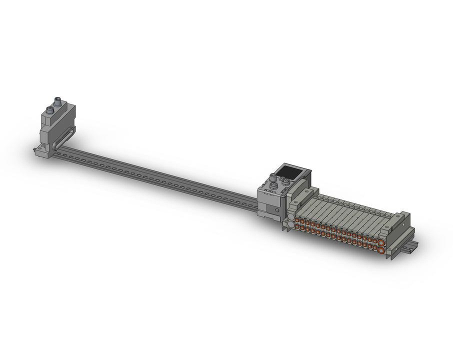 SS5V1-W10S60D-04U-C4-D0 SS5V 04 Station Manifold, Tie-Rod Base
