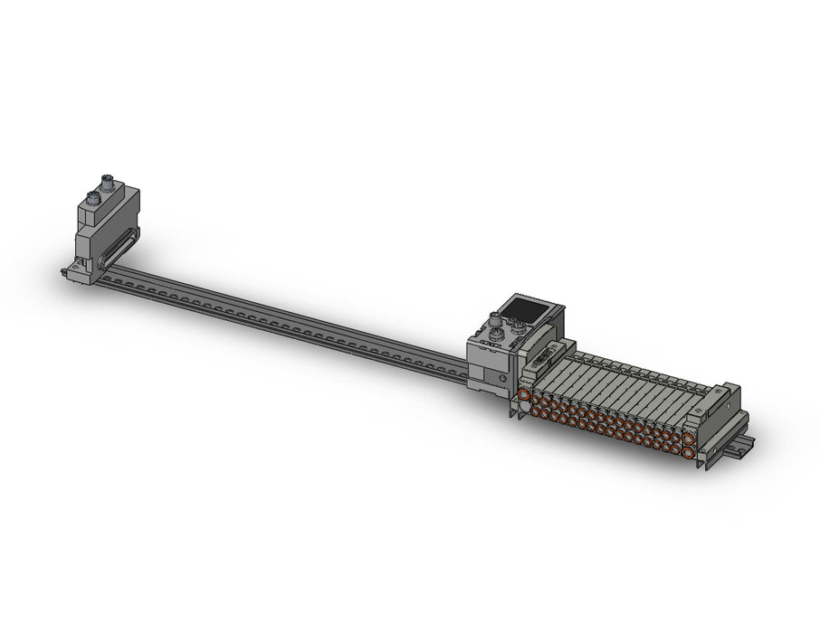 SS5V1-W10S6Q2ND-06BS-N7-D0 SS5V 06 Station Manifold, Tie-Rod Base