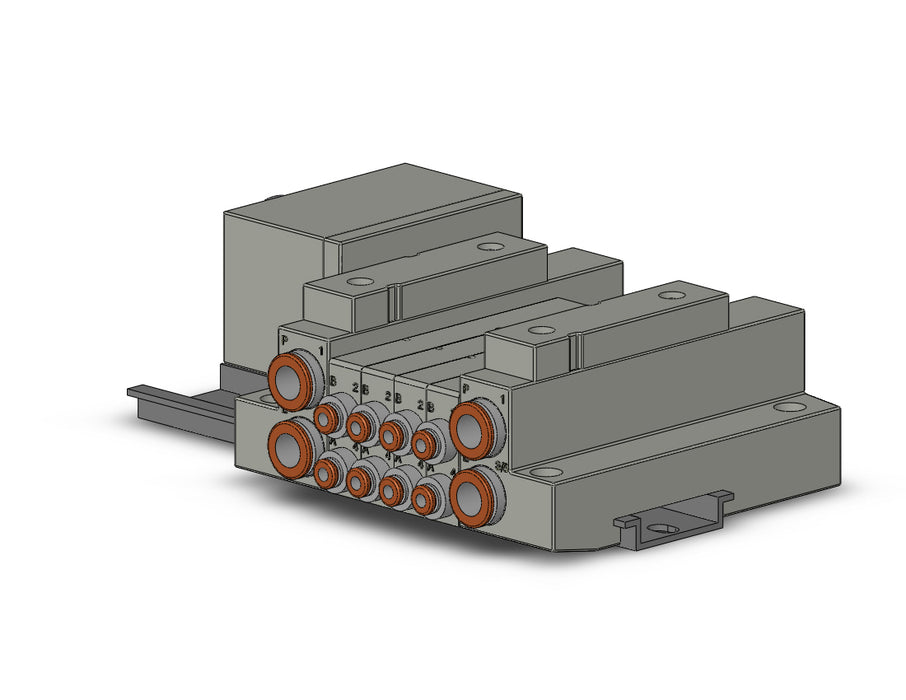 SS5V1-W16CD-04B-N1 5 Port Solenoid Valve Manifold