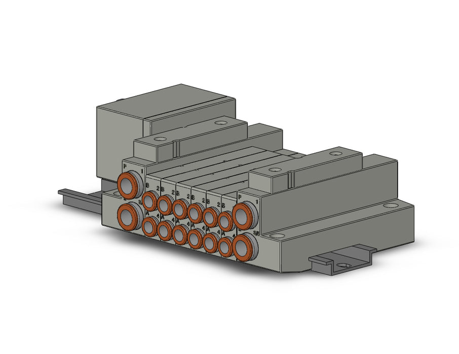 SS5V1-W16CD-06B-C6 5 Port Solenoid Valve Manifold