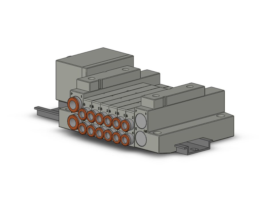 SS5V1-W16CD-06D-N7 5 Port Solenoid Valve Manifold