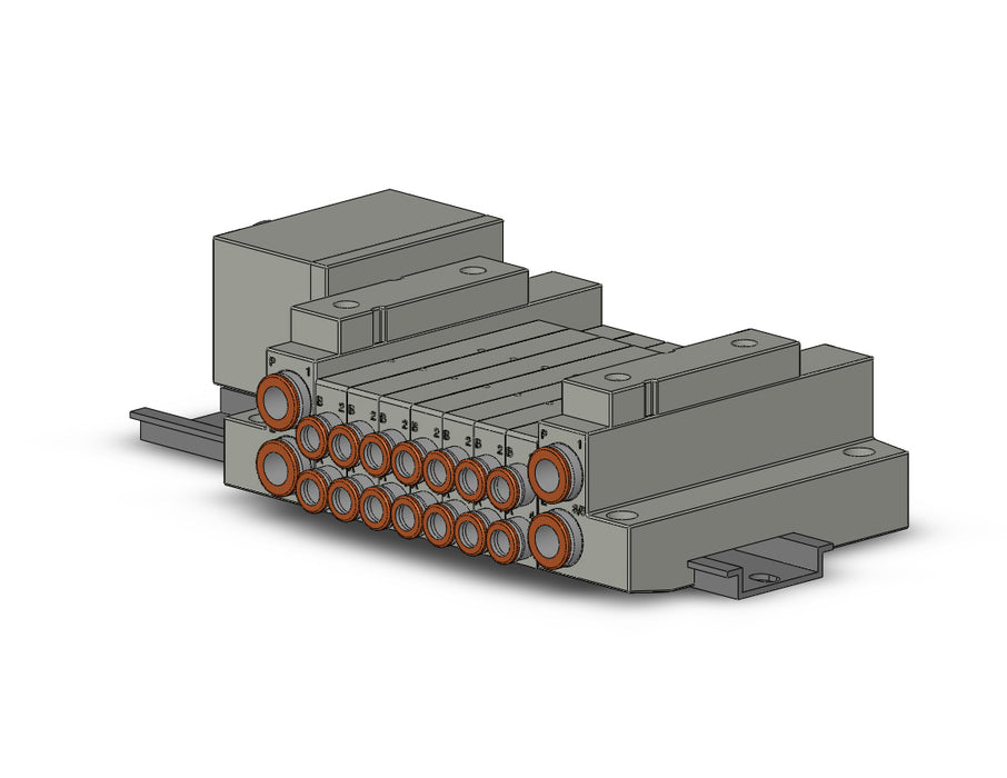 SS5V1-W16CD-07B-N7 5 Port Solenoid Valve Manifold