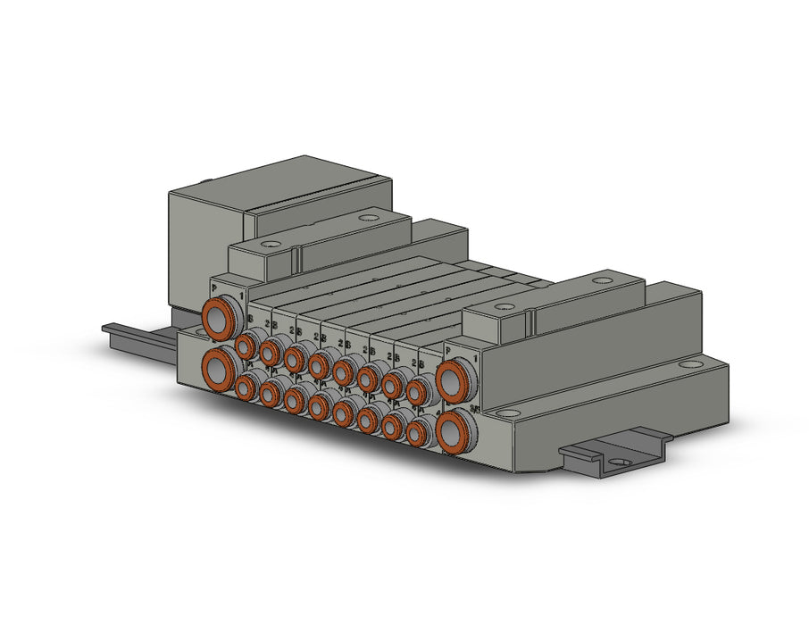 SS5V1-W16CD-08B-N3 5 Port Solenoid Valve Manifold