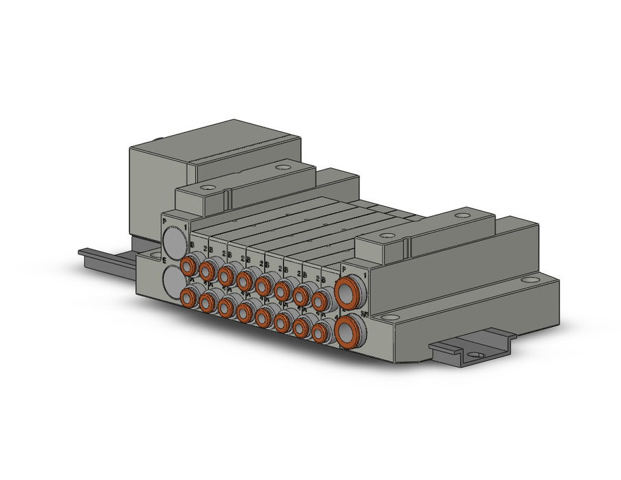 SS5V1-W16CD-08U-N3 5 Port Solenoid Valve Manifold