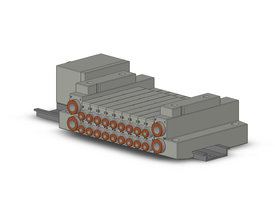 SS5V1-W16CD-09B-N3 5 Port Solenoid Valve Manifold