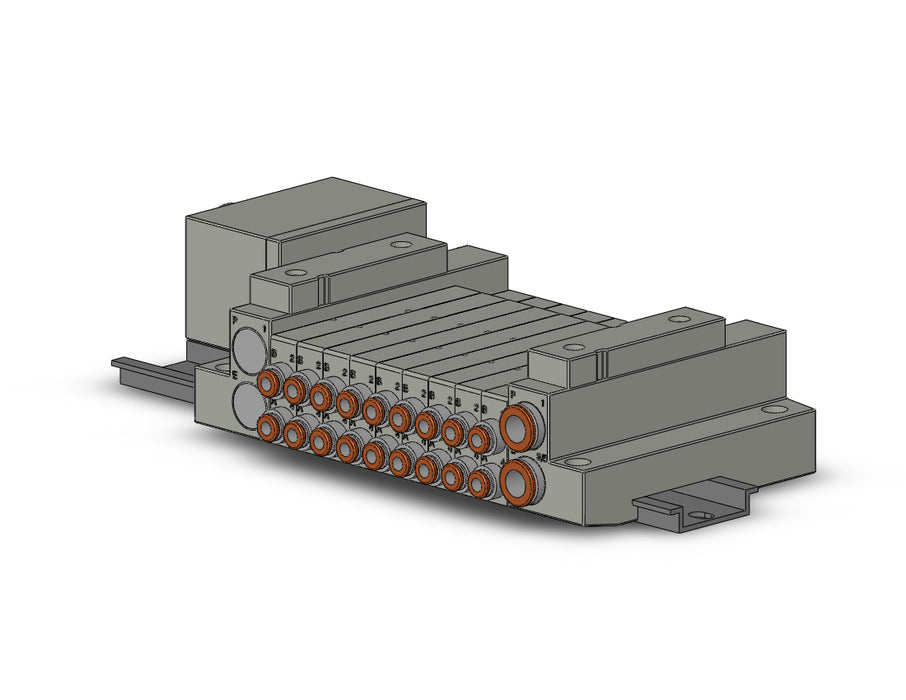 SS5V1-W16CD-09U-N3 5 Port Solenoid Valve Manifold