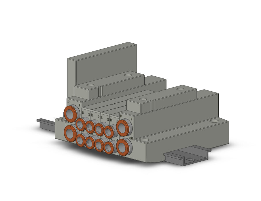 SS5V1-W16S0D-04B-N7 5 Port Solenoid Valve Manifold