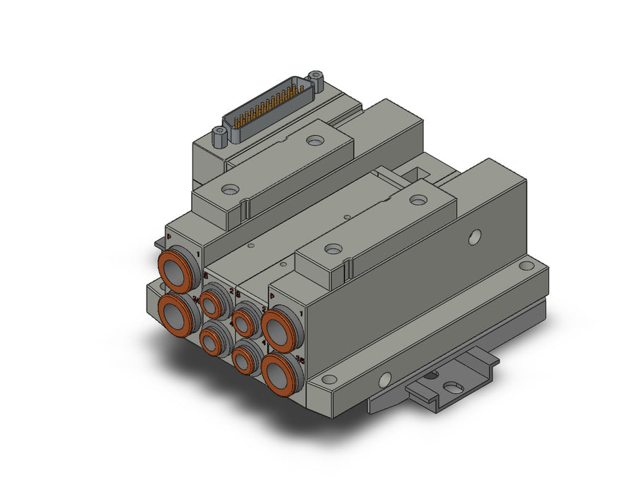 SS5V2-10FD1-02B-N7-D SS5V 02 Station Manifold, Tie-Rod Base