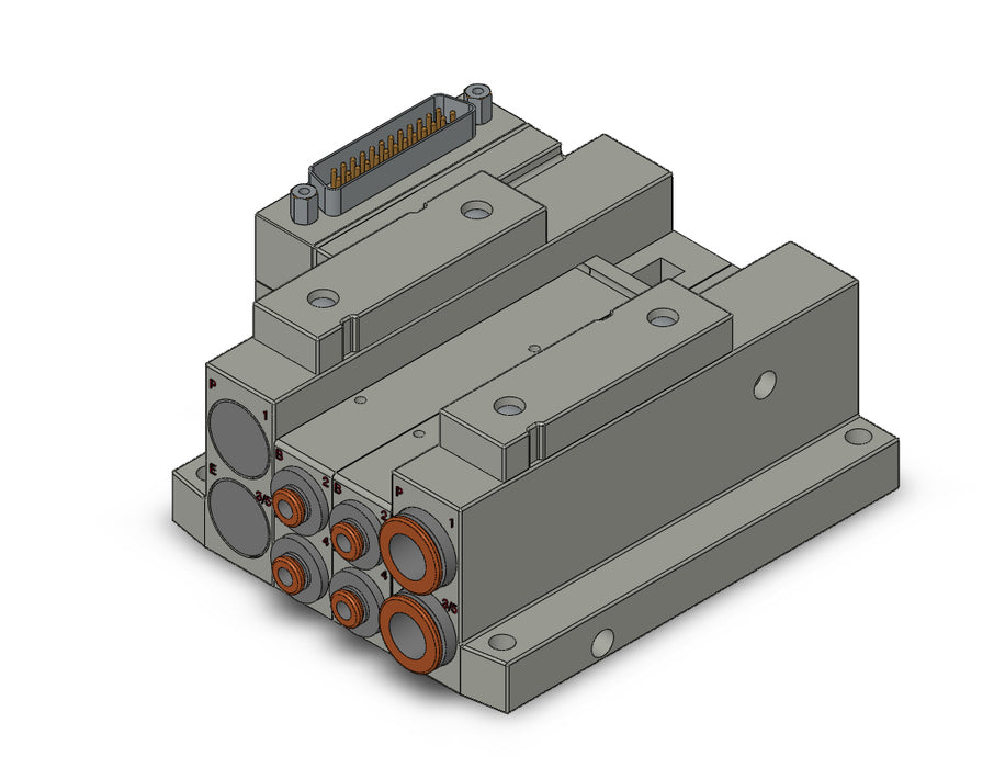 SS5V2-10FD1-02U-N3 SS5V 02 Station Manifold, Tie-Rod Base
