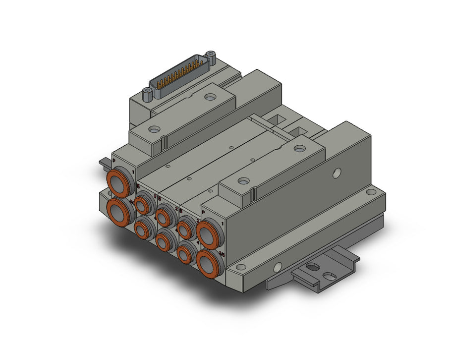SS5V2-10FD1-03B-N7-D SS5V 03 Station Manifold, Tie-Rod Base