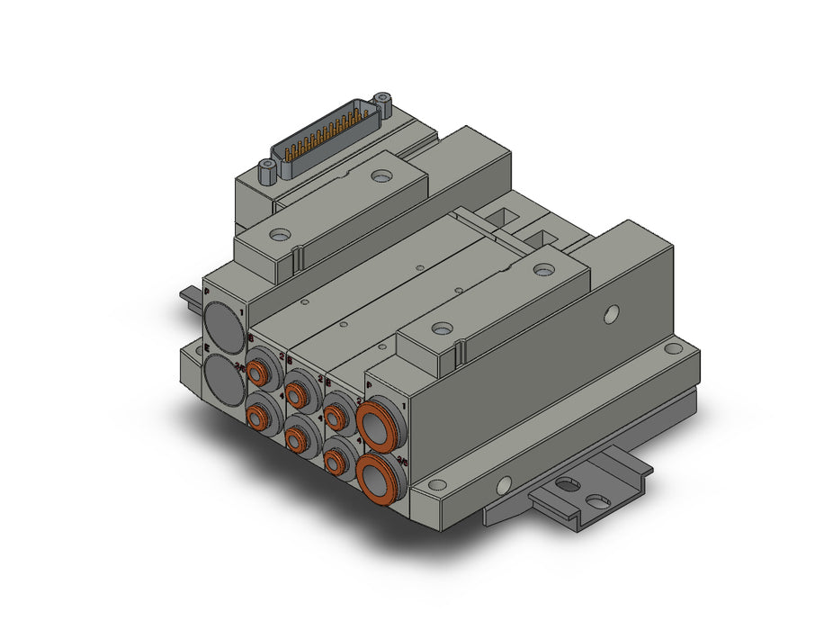 SS5V2-10FD1-03U-N3-D SS5V 03 Station Manifold, Tie-Rod Base