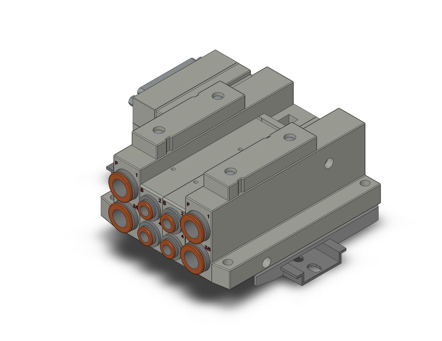 SS5V2-10FD2-02B-N7-D SS5V 02 Station Manifold, Tie-Rod Base