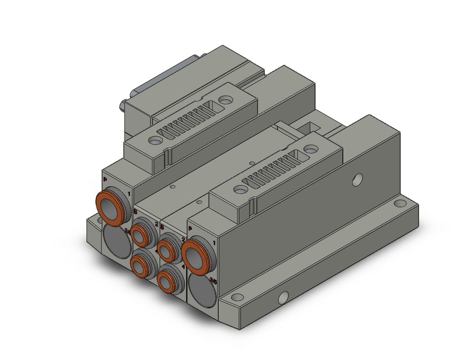 SS5V2-10FD2-02BS-N7 SS5V 02 Station Manifold, Tie-Rod Base