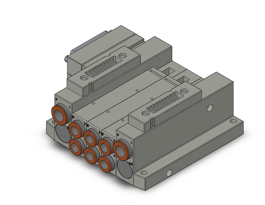 SS5V2-10FD2-03BS-C8 SS5V 03 Station Manifold, Tie-Rod Base