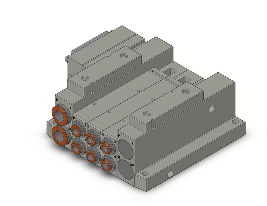 SS5V2-10FD2-03D-C6 SS5V 03 Station Manifold, Tie-Rod Base