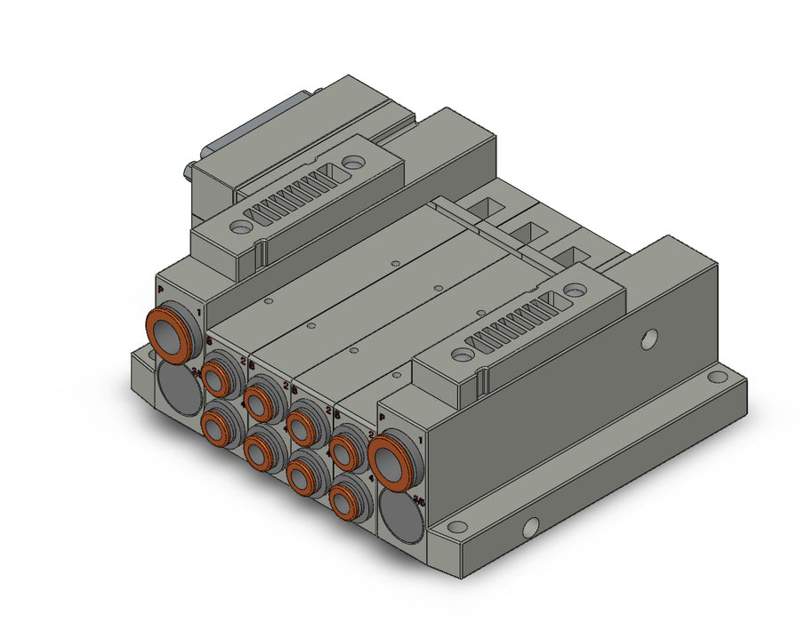 SS5V2-10FD2-04BS-N7 SS5V 04 Station Manifold, Tie-Rod Base