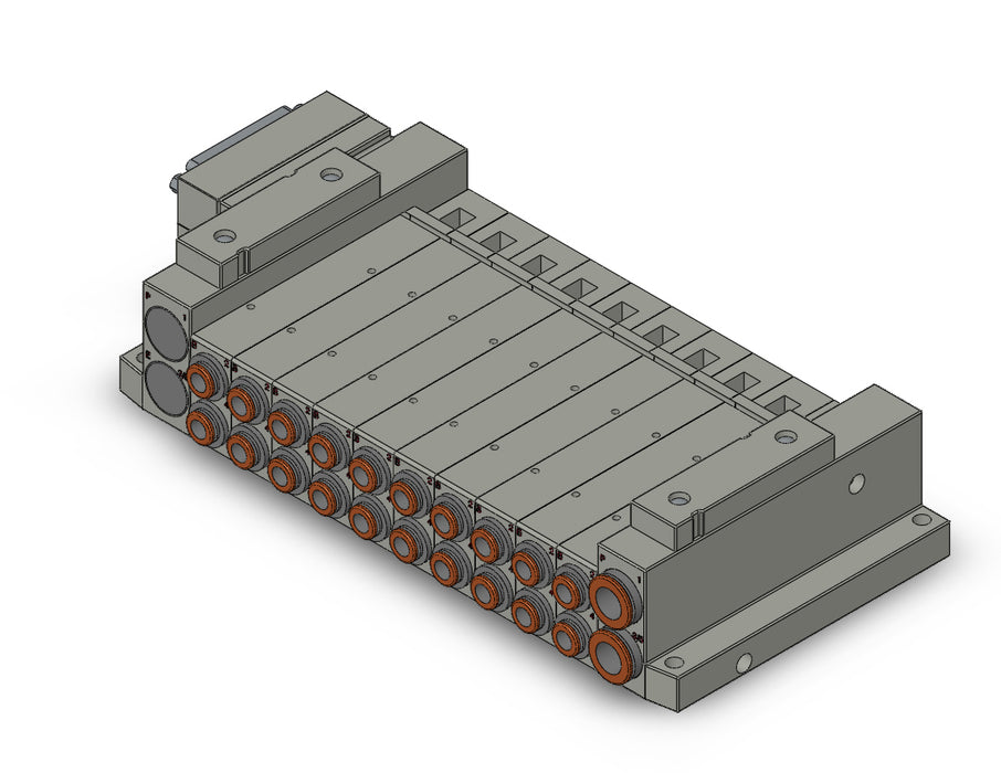 SS5V2-10FD2-10U-N7 SS5V 10 Station Manifold, Tie-Rod Base