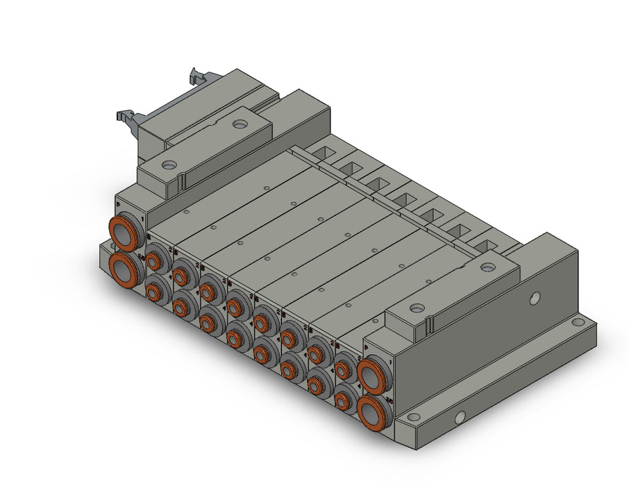 SS5V2-10PD2-08B-N3 SS5V 08 Station Manifold, Tie-Rod Base