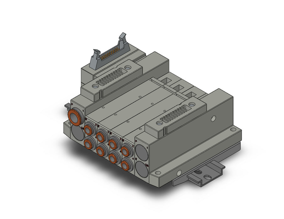 SS5V2-10PGD1-04DS-C6-D SS5V 04 Station Manifold, Tie-Rod Base