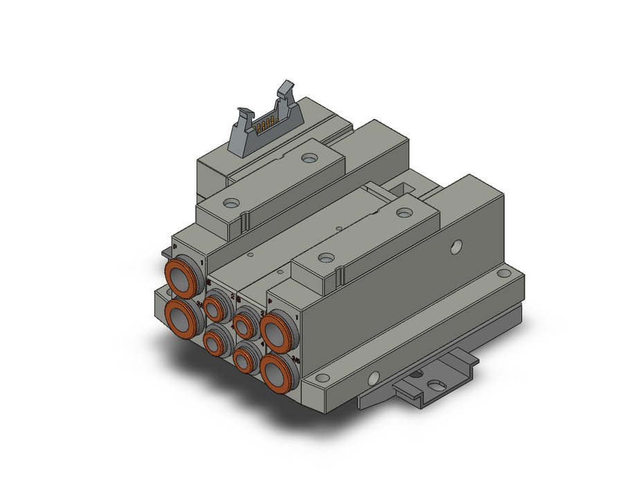 SS5V2-10PHD1-02B-N7-D SS5V 02 Station Manifold, Tie-Rod Base